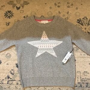 Michael Stars Gray Sweater with Star Design